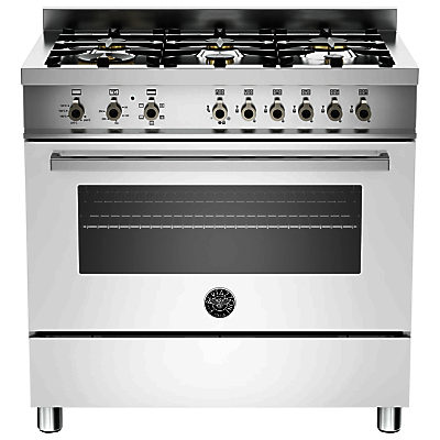 Bertazzoni Professional Series 90cm Dual Energy Single Range Cooker White